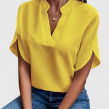 Lacey | STYLISHES HEMD – Gelb
