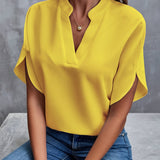 Vivi | Elegante Leichte Bluse für Damen – Gelb