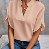 Vivi | Elegante Leichte Bluse für Damen – Aprikose