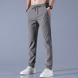Hevaro | Schnelltrocknende Herrenhose für Alltag Slim Fit – Dunkelgrau