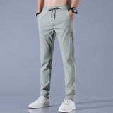 Hevaro | Schnelltrocknende Herrenhose für Alltag Slim Fit – Grün