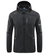 Vezaro | Schnelltrocknende Outdoor Jacke für Herren – Schwarz