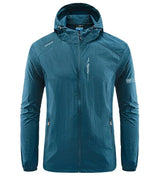 Vezaro | Schnelltrocknende Outdoor Jacke für Herren – Denimblau