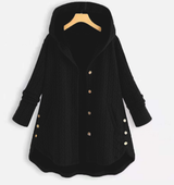 Silara | Warmer Damen Mantel – Schwarz