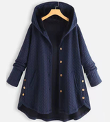 Silara | Warmer Damen Mantel – Blau