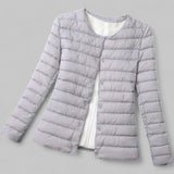 Verdiana | Leichte wattierte Jacke – Grau