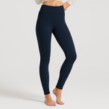 Veronica | Warme Fleece-Leggings mit hoher Taille – Marineblau