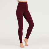 Veronica | Warme Fleece-Leggings mit hoher Taille – Rot