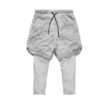Vexon | Atmungsaktive Kompressionshose für Herren 2-in-1 – Weiß-Camouflage