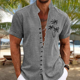 Victor- Bequemes Sommer-T-Shirt – Grau