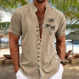 Victor- Bequemes Sommer-T-Shirt – Khaki