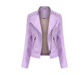 Vintage-Inspirierte Bikerjacke - Lily – Rosa