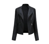Vintage-Inspirierte Bikerjacke - Lily – Schwarz