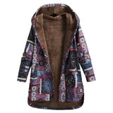 Geblümte kapuzenjacke – camryn – Lila