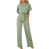 Ernestina – Eleganter Boho-Jumpsuit – Grün