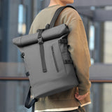 Rexo | Geräumiger Unisex Rucksack für Business und Reisen – Grau