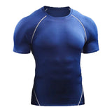 Vortan | Atmungsaktives Kompressionsshirt für Herren Performance – Blau
