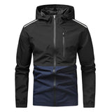 Fytexo | Wasserdichte Windjacke für Herren Outdoor Fit – Blau