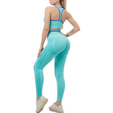 Vortixa | Flexibles Sport-BH und Leggings Set für Damen Sommer – Dunkelgrün