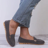 Carmen | Gummisohle Leicht Ballerinas – Grau