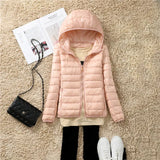 Daunenjacke Damen | Leicht Gefüttert – Rosa