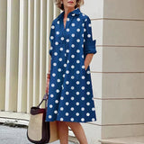 Maris – Lässiges Kleid mit Taschen – Blau