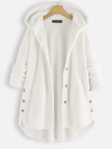 GLEN - Fleecejacke für Gemütlichkeit und Stil – Weiß