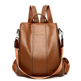 Damen Zwei Wege Griff Modern Rucksack | Stilvoll – Khaki