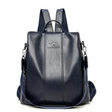 Damen Zwei Wege Griff Modern Rucksack | Stilvoll – Marineblau