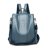Damen Zwei Wege Griff Modern Rucksack | Stilvoll – Himmelblau