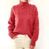 MIA – Eleganter Pullover für jeden Tag – Pastellrot