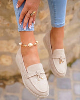 Romy | Elegante Komfort-Loafer – Hellbeige