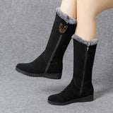 Kelly - fleecegefütterte damenstiefel – Schwarz