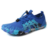 Frank | Colorful  Unisex Barfußschuhe – Blau