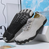 Patrick | Wasserdichte und bequeme Unisex Barfußschuhe – Weiß / Schwarz