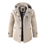 Wasserdichter Parka mit Stil und Komfort – Beige