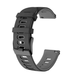 Zweifarbiges Silikon Armband® – Schwarz