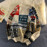 Weihnachtspulli - gemütlicher, locker gestrickter weihnachtspulli – Beige