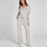 Weites Loungewear-Set Mit Weitem Bein - Joleen – Grau