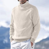Pullover Herren Mit Rollkragen | Weicher Strick – Beige