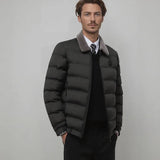 Montreux™ Jacke mit strukturiertem Kragen und Wärmeisolierung / Umfassender Schutz vor Kälte und Regen mit anspruchsvollem Stil! – Schwarz