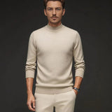 Everest™ Pullover mit hochwertigem Fleecefutter und hohem Kragen / Raffinierte Wärme mit maximalem Komfort, selbst an den kältesten Tagen! – Khaki