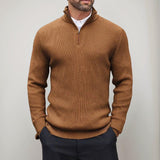 Walhalla™-Pullover aus hochwertigem Rippstrick mit Rollkragen / Minimalistisches Design, makellose Struktur und eine beeindruckende Präsenz! – Braun