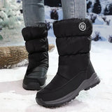 Neria – Schneestiefel Mit Seitlichem Reißverschluss – Schwarz
