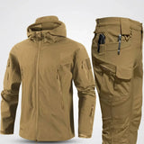 Wächtel™ Militärisches Einsatzset mit Wasserschutz und Hochleistung – Khaki