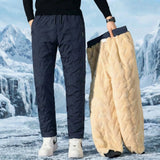 SnowProof Guard™ Thermohose mit Ultra-Weichem Fleecefutter und Wasserdichtem Außenmaterial – Marineblau