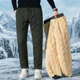 SnowProof Guard™ Thermohose mit Ultra-Weichem Fleecefutter und Wasserdichtem Außenmaterial – Olivgrün