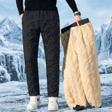 SnowProof Guard™ Thermohose mit Ultra-Weichem Fleecefutter und Wasserdichtem Außenmaterial – Schwarz