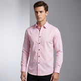 Aureo™ Hemd aus seidigem Polyamid mit hoher Elastizität. – Rosa