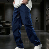 Orion™ Cargo-Hose aus Leichter Twill-Sarja mit Praktischen Utility-Taschen – Blau